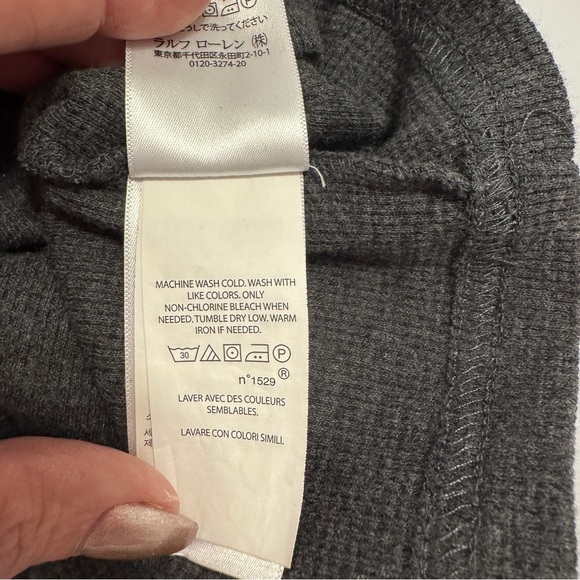 Polo Ralph Lauren XL (18-20) Boys Gray Knit Sweater Pullover Hoodie - Picture 7 of 8